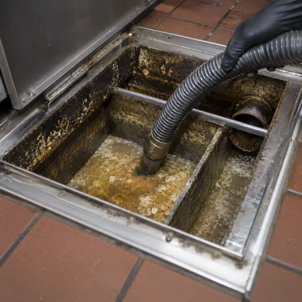 Commercial grease trap cleaning for a restaurant near Asheville, NC
